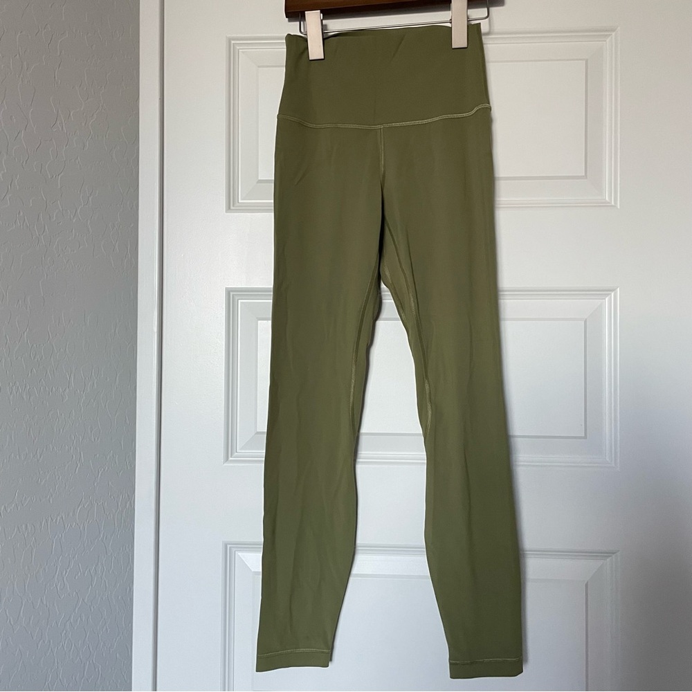 lululemon athletica Olive Green High-Rise Leggings